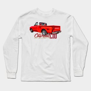 1972 Chevrolet C10 Short Bed Stepside Truck Long Sleeve T-Shirt